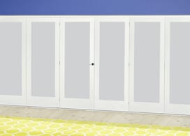 White P10 Frosted Roomfold Deluxe (3 + 3 X 686mm Doors) Image