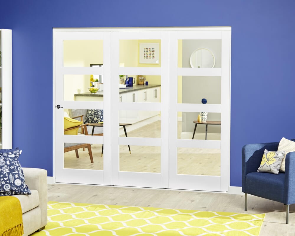 White 4L Roomfold Deluxe (3 x 533mm doors)