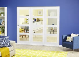 White 4l Roomfold Deluxe (3 X 533mm Doors) Image