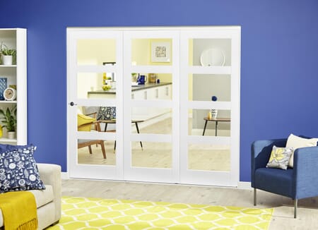 White 4L Roomfold Deluxe (3 x 610mm doors)