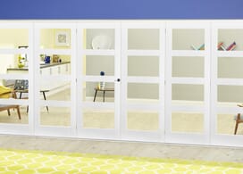 White 4l Roomfold Deluxe (3 + 3 X 610mm Doors) Image