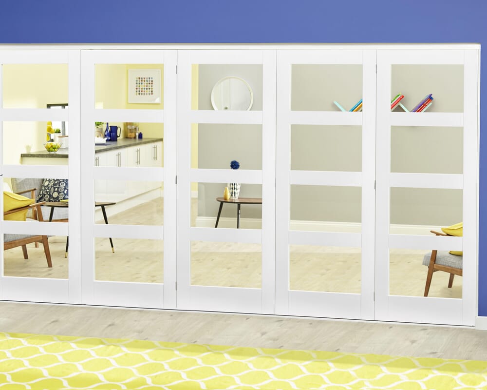 White 4L Roomfold Deluxe (5 x 610mm doors)