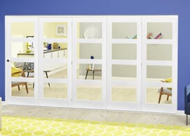 White 4l Roomfold Deluxe (5 X 610mm Doors) Image