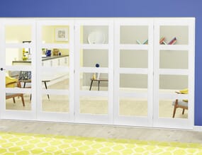 White 4L Roomfold Deluxe (5 x 610mm doors)
