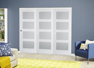 Contemporary White 4l Roomfold Deluxe Image