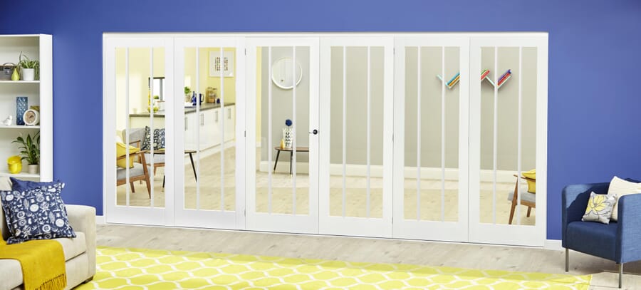 Lincoln White Primed Roomfold Deluxe