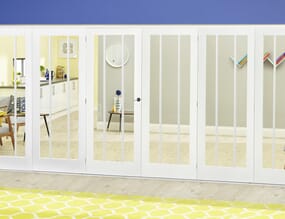 Lincoln White Roomfold Deluxe (5 + 1 x 610mm doors)