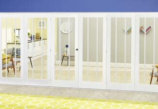 White Lincoln Roomfold Deluxe ( 3 + 3 X 610mm Doors)