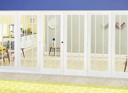 Lincoln White Roomfold Deluxe (5 + 1 x 686mm doors)