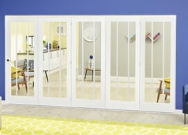 Lincoln White Roomfold Deluxe (5 X 610mm Doors) Image