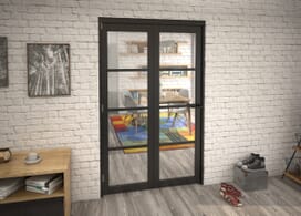 Black Kensington 4l 2 Door Roomfold Grande (2 + 0 X 610mm Doors) Image