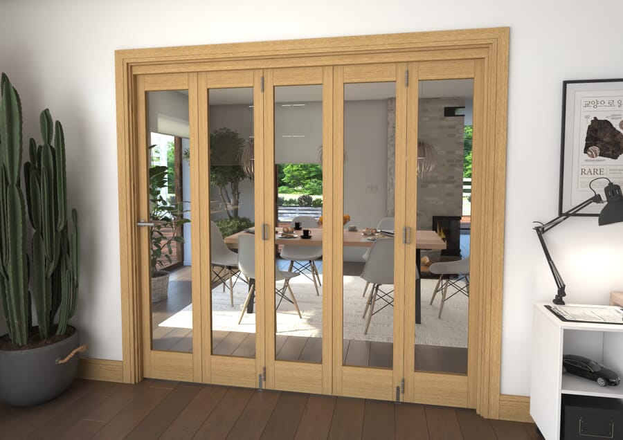 Oak P10 Roomfold Grande – Clear Prefinished