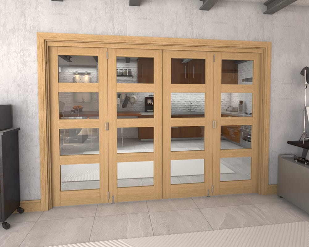 2832x2060x133mm Pref. Oak 4L Roomfold Grande (2+2)
