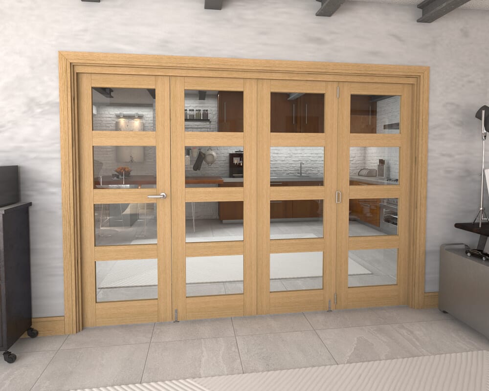2832x2060x133mm Pref. Oak 4L Roomfold Grande (3+1)