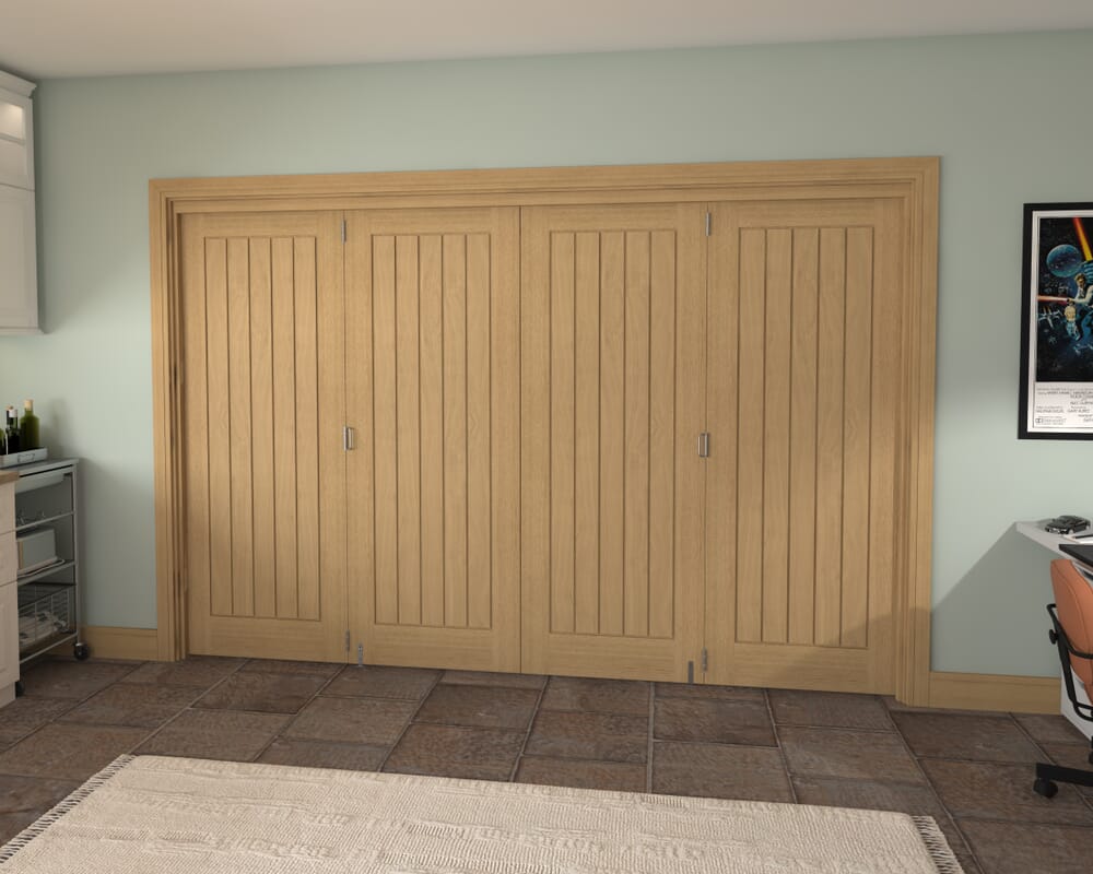 3136x2060x133mm Pref. Oak Mexicano Roomfold Grande (2+2)