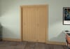 Cottage Oak Prefinished Roomfold Doorset