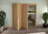 Cottage Oak Prefinished Roomfold Doorset