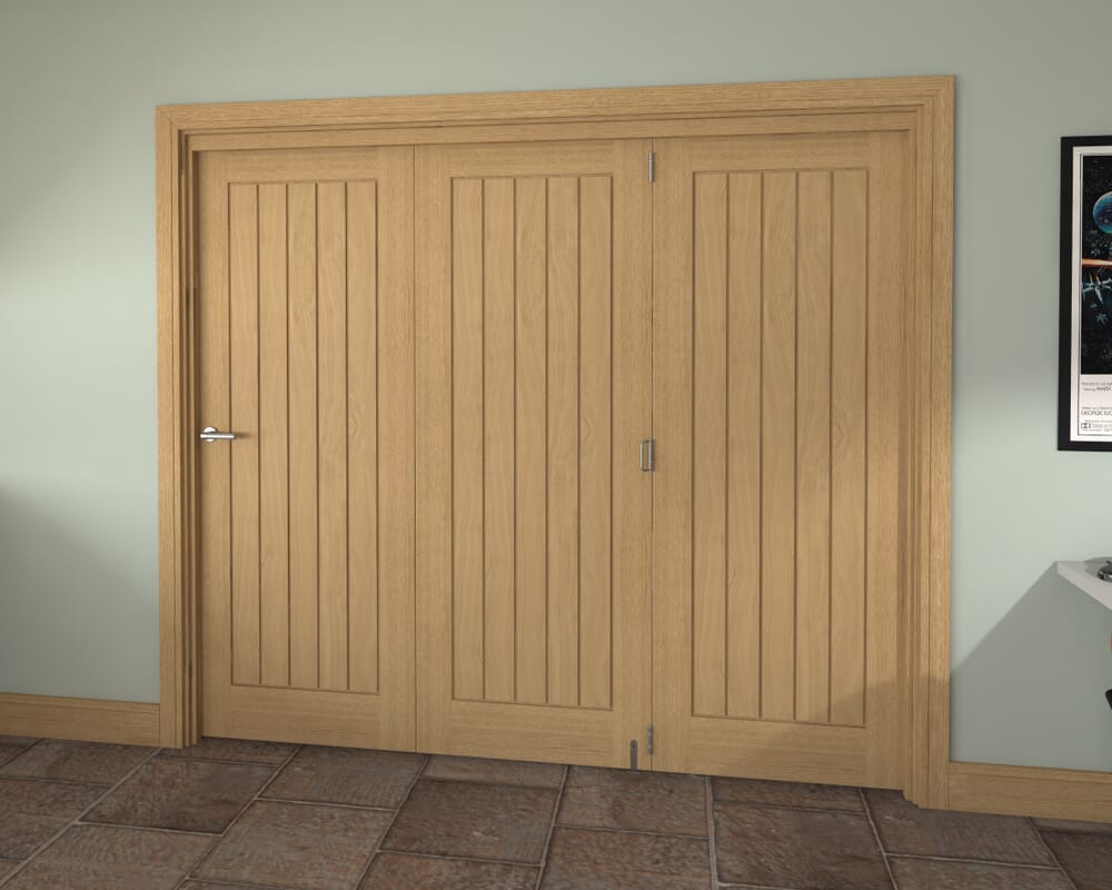2361x2060x133mm Pref. Oak Mexicano Roomfold Grande (3+0)