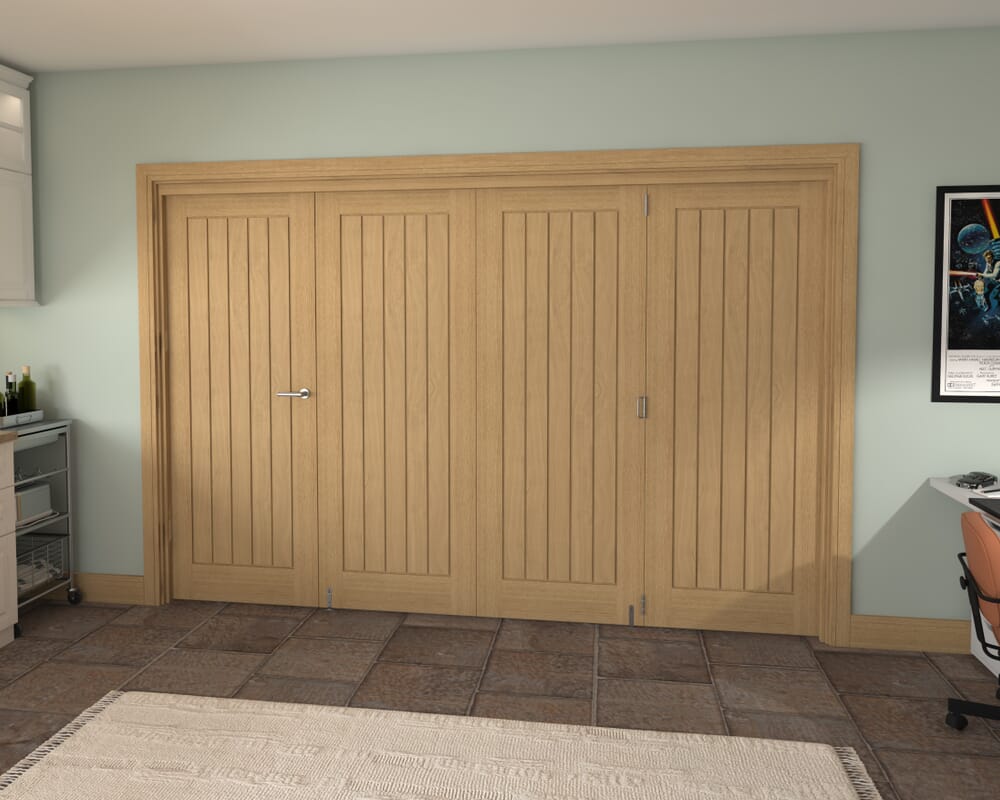 3136x2060x133mm Pref. Oak Mexicano Roomfold Grande (3+1)