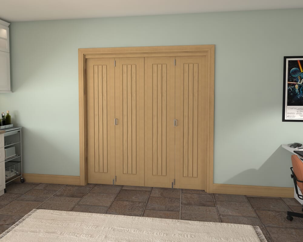 1909x2060x133mm Pref. Oak Mexicano Roomfold Grande (4+0)