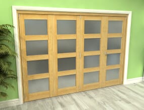 2832x2060x133mm Oak 4L Frosted Roomfold Grande (3+1)