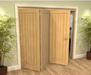 Oak Mexicano Roomfold Grande Internal Bifold Doors