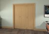 Cottage Oak Roomfold Doorset