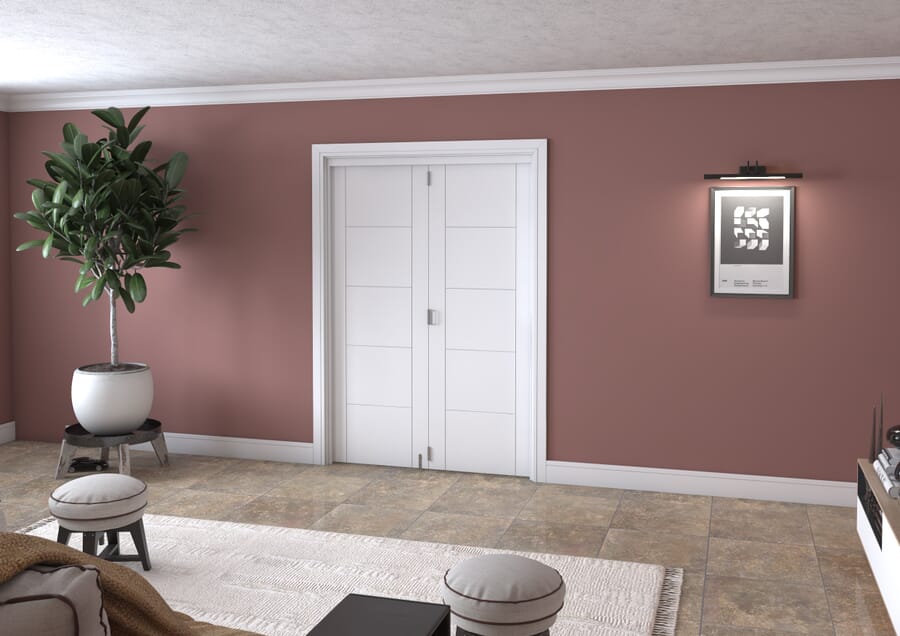 White Iseo Roomfold Grande – Prefinished