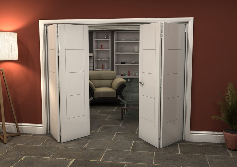 White Iseo Roomfold Grande – Prefinished