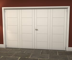 White Iseo Roomfold Grande - Prefinished Internal Bifold Doors