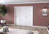White Ladder Prefinished Roomfold Doorset