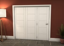 White Iseo 3 Door Roomfold Grande (3 + 0 X 711mm Doors) Image