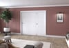 White Ladder Prefinished Roomfold Doorset