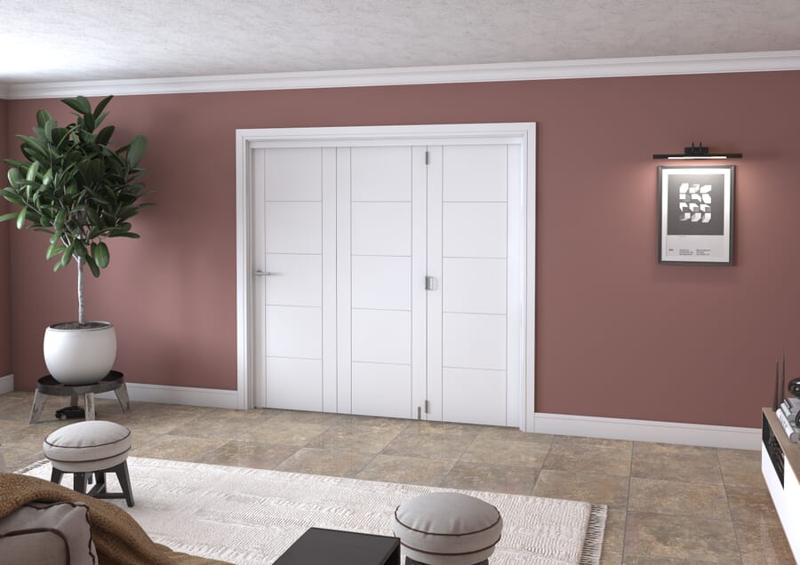 White Iseo Roomfold Grande – Prefinished