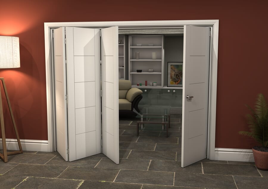 White Iseo Roomfold Grande – Prefinished