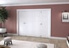 White Ladder Prefinished Roomfold Doorset