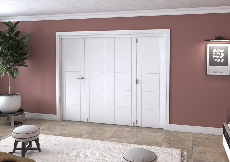 White Iseo Roomfold Grande – Prefinished