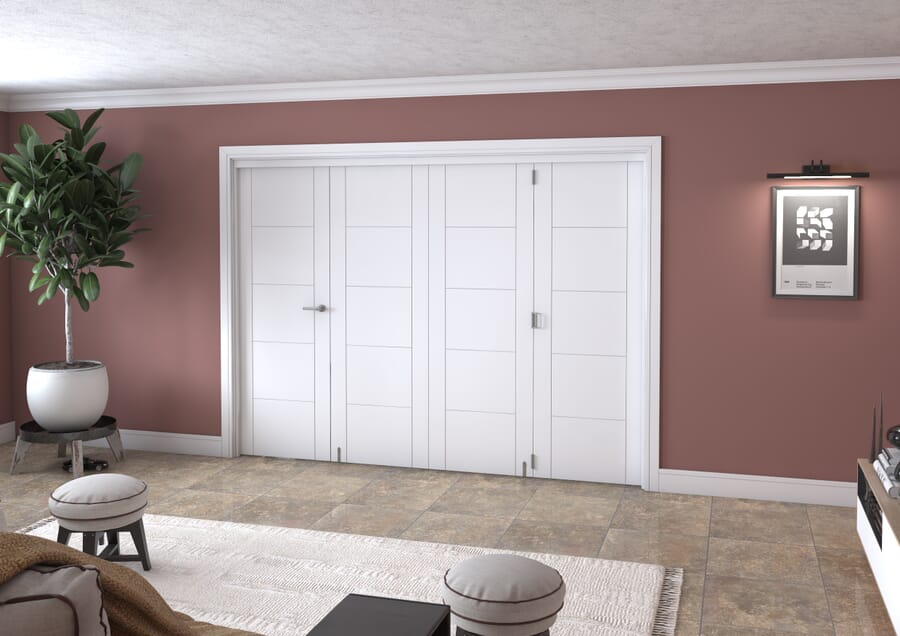 White Iseo Roomfold Grande – Prefinished