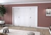 White Ladder Prefinished Roomfold Doorset