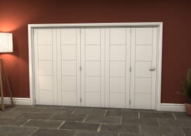 White Iseo 5 Door Roomfold Grande (5 + 0 X 610mm Doors) Image
