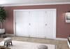 White Ladder Prefinished Roomfold Doorset
