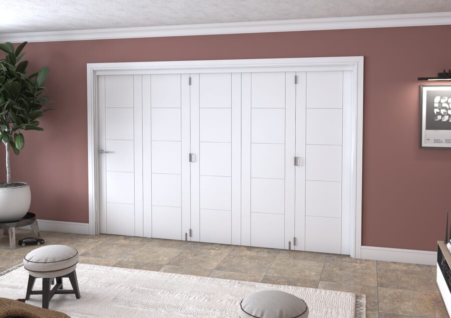 White Iseo Roomfold Grande – Prefinished