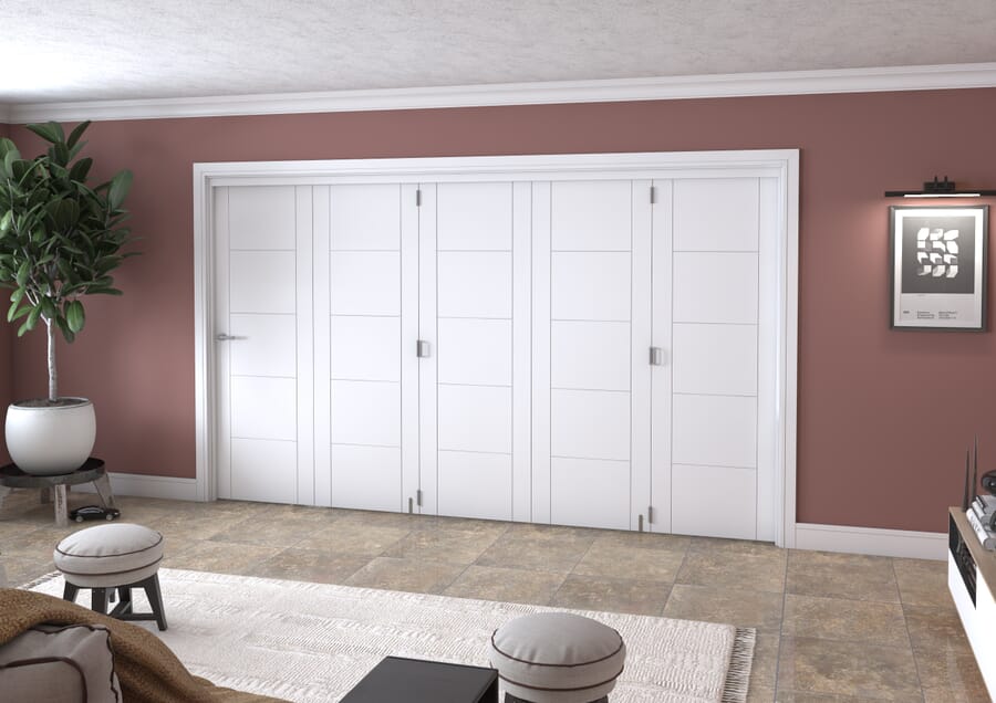 White Iseo Roomfold Grande – Prefinished