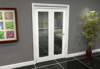 White P10 Roomfold Grande (2 + 0 x 573mm Doors)