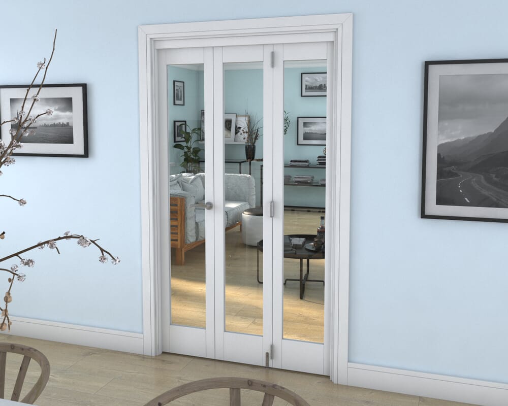 White P10 Roomfold Grande (2 + 1 x 381mm Doors)
