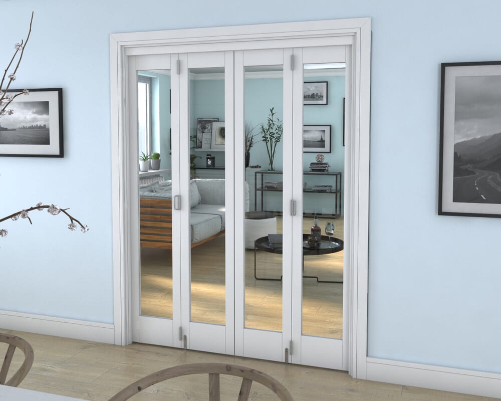 White P10 Roomfold Grande (2 + 2 x 381mm Doors)