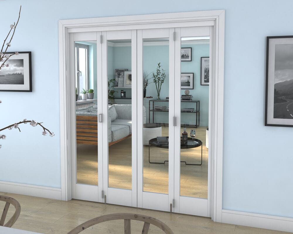 White P10 Roomfold Grande (2 + 2 x 419mm Doors)