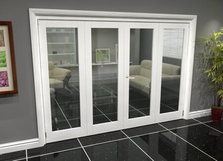 White P10 Roomfold Grande (2 + 2 x 686mm Doors)