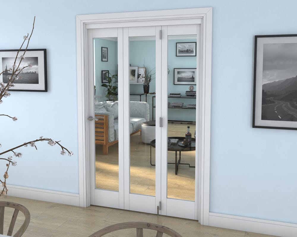 White P10 Roomfold Grande (3 + 0 x 419mm Doors)
