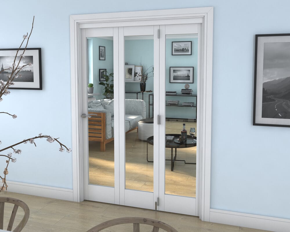 White P10 Roomfold Grande (3 + 0 x 457mm Doors)